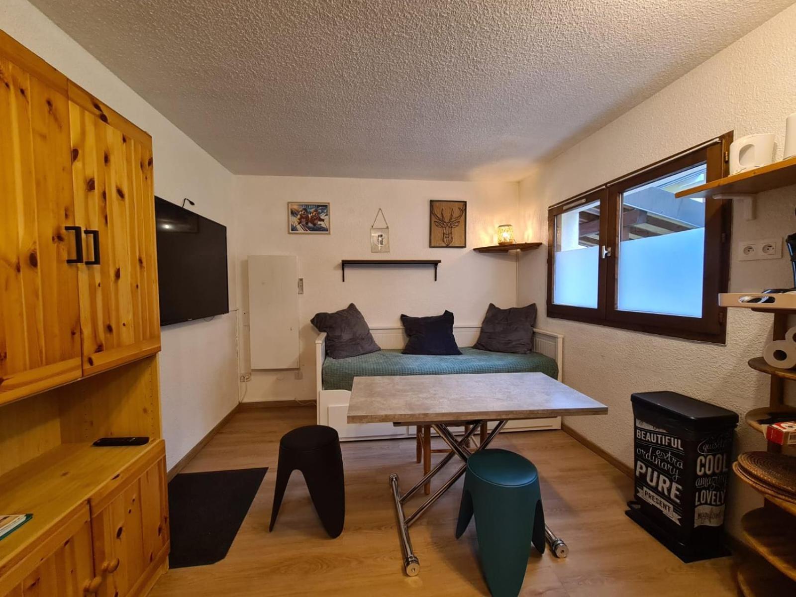 Studio Flocon 18M2 En Rdc Les Carroz d'Araches Luaran gambar